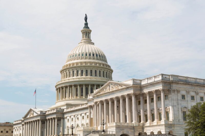 The U.S. Capitol building.